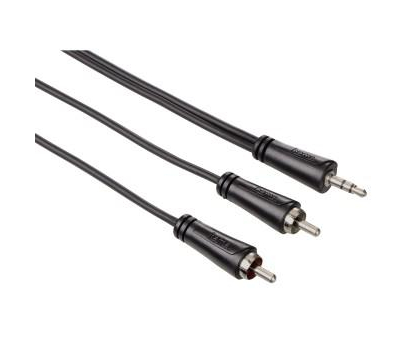 Kabel i złączka Hama Kabel JACK 3,5 - 2xCINCH HAMA 1,5M #